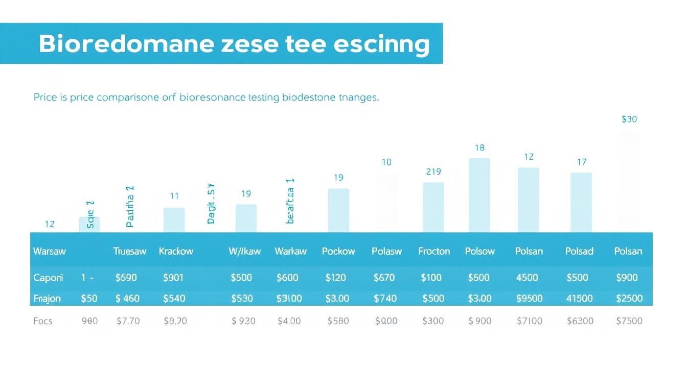 Porównanie cen badań biorezonansowych w różnych miastach Polski