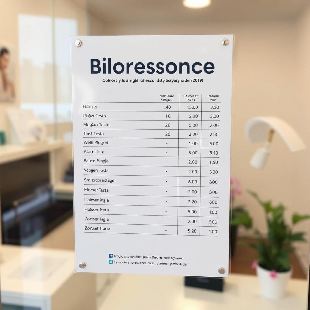 Przejrzysty cennik badań biorezonansowych