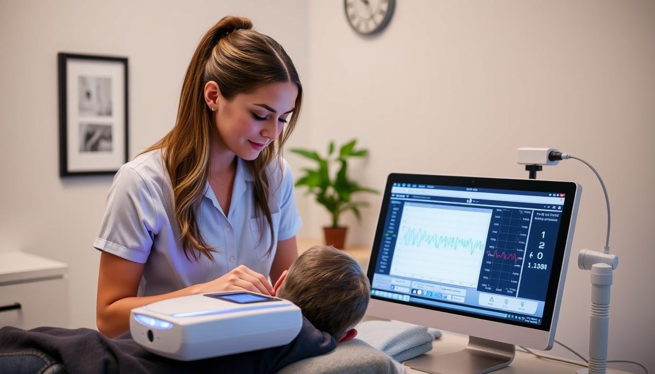 Sesja diagnostyczna z wykorzystaniem urządzenia Diacom Lite Freq Utium