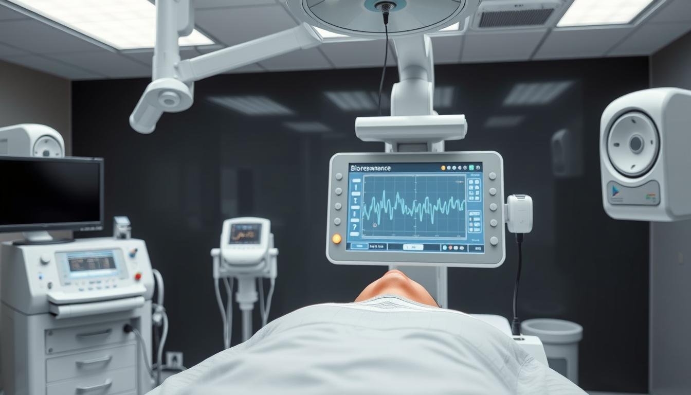 Biorezonans - Zasada Działania, Zastosowania i Kontrowersje w Medycynie Alternatywnej 1 Urządzenie do biorezonansu z elektrodami i panelem kontrolnym