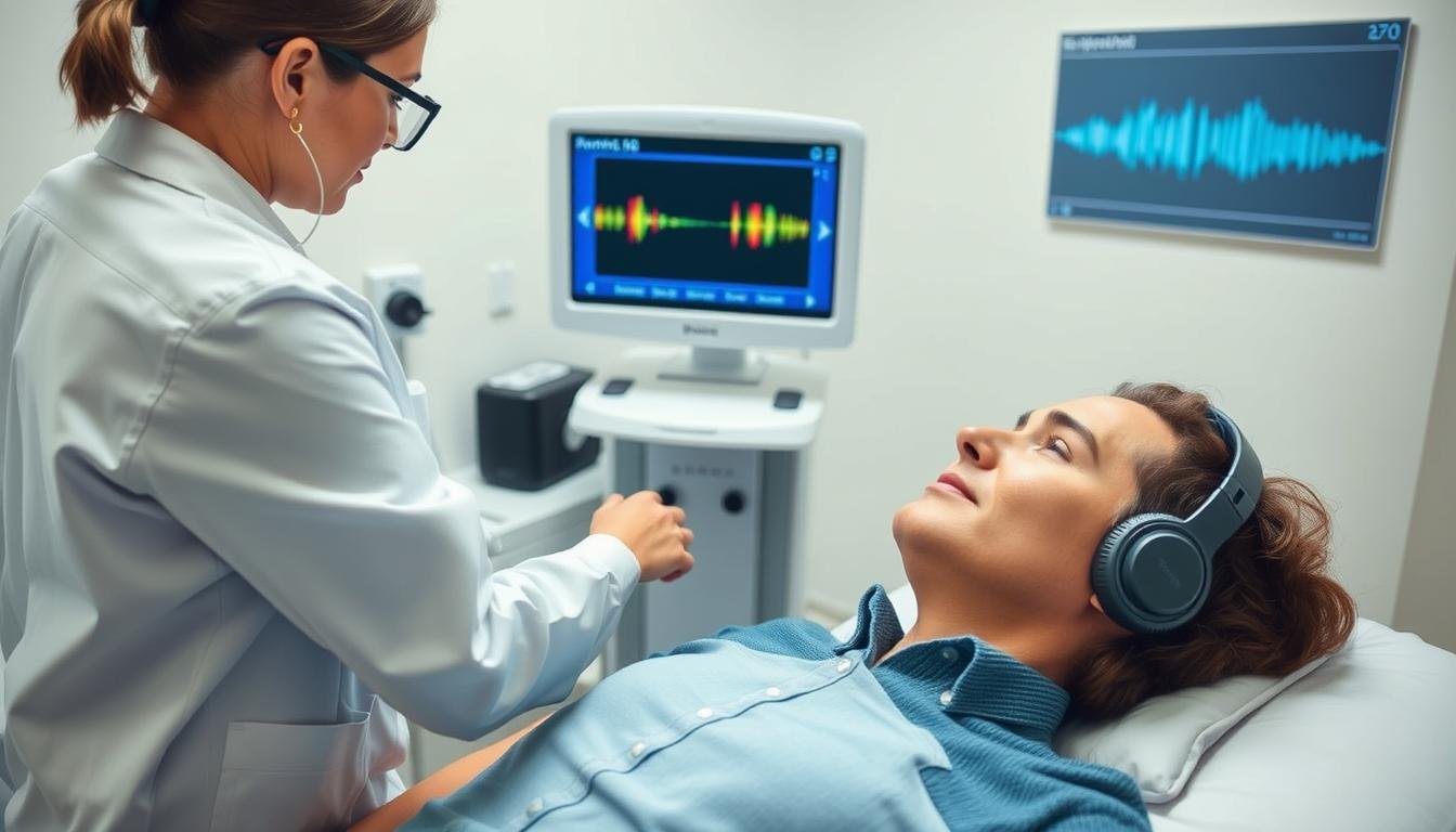 Urządzenie do biorezonansu z pacjentem podczas badania