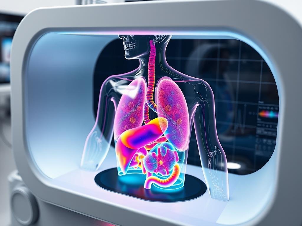Wizualizacja 3D narządów wewnętrznych z urządzenia biorezonansowego