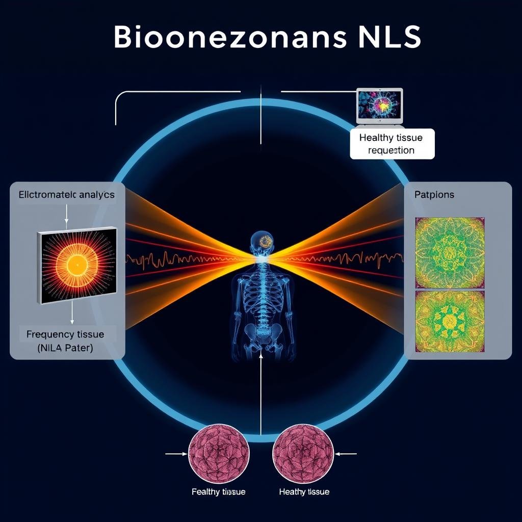 Schemat działania technologii Biorezonans NLS