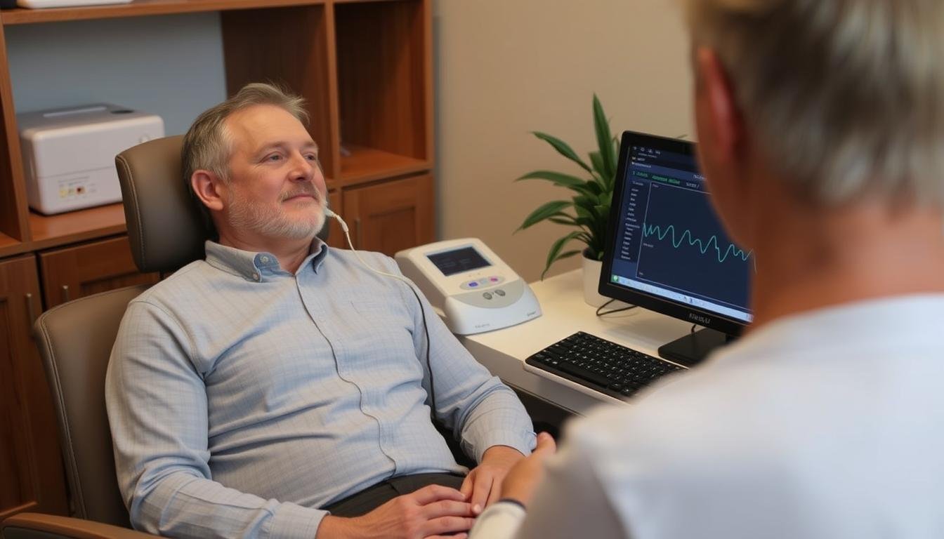 Sesja odczulania biorezonansem u pacjenta z alergią Sesja odczulania biorezonansem u pacjenta z alergią