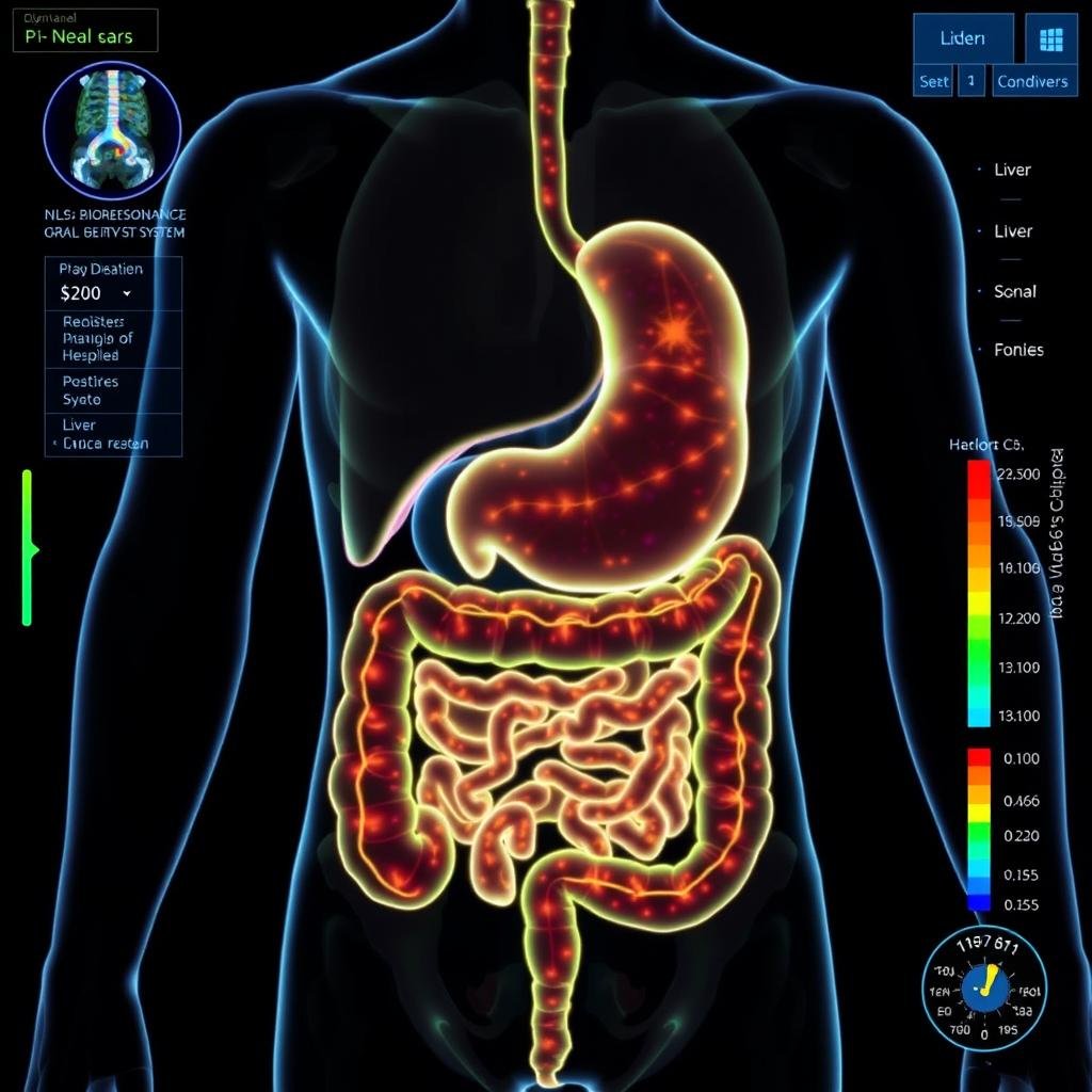 Wizualizacja układu pokarmowego w systemie diagnostycznym Biorezonans NLS Wizualizacja układu pokarmowego w systemie diagnostycznym Biorezonans NLS