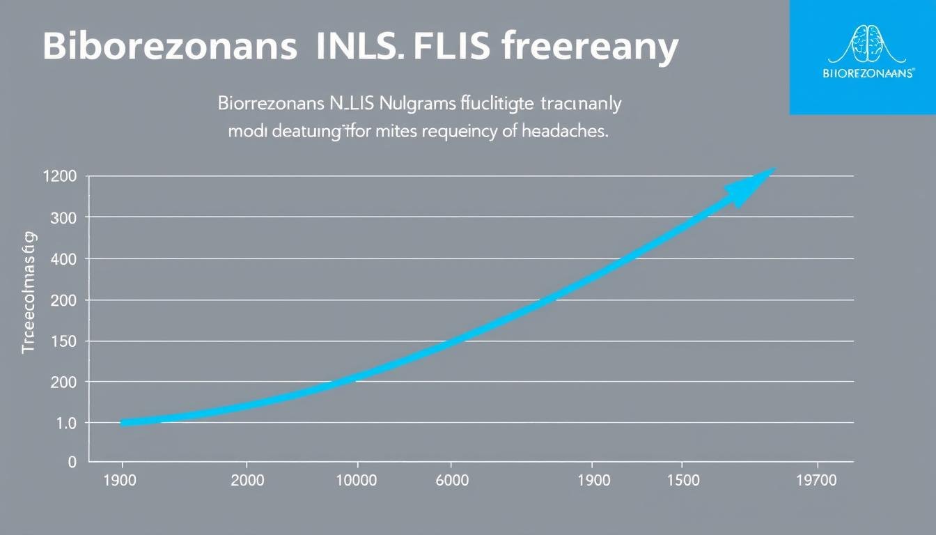 Wykres pokazujący skuteczność terapii Biorezonans NLS w leczeniu migren Wykres pokazujący skuteczność terapii Biorezonans NLS w leczeniu migren