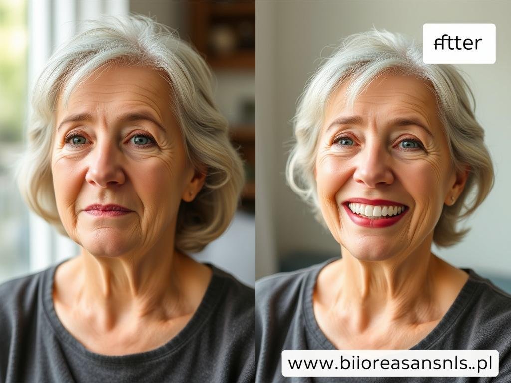 Kobieta po terapii Biorezonansem NLS wykazująca poprawę samopoczucia w okresie menopauzy Kobieta po terapii Biorezonansem NLS wykazująca poprawę samopoczucia w okresie menopauzy