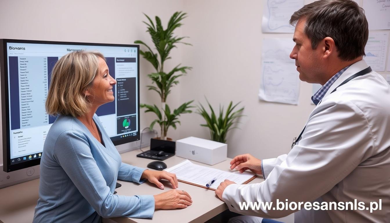 Konsultacja wyników badania Biorezonansem NLS z pacjentką w okresie menopauzy Konsultacja wyników badania Biorezonansem NLS z pacjentką w okresie menopauzy