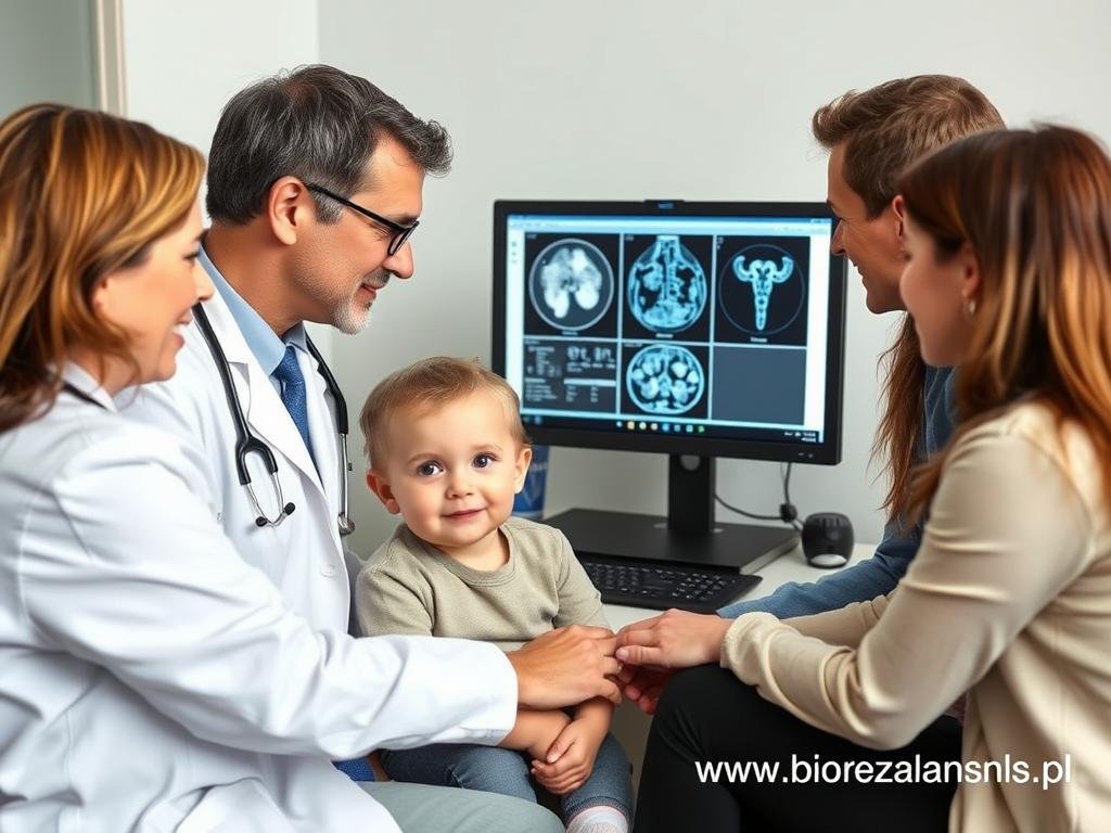 Lekarz pediatra i specjalista Biorezonansu NLS współpracujący przy diagnozie dziecka Lekarz pediatra i specjalista Biorezonansu NLS współpracujący przy diagnozie dziecka