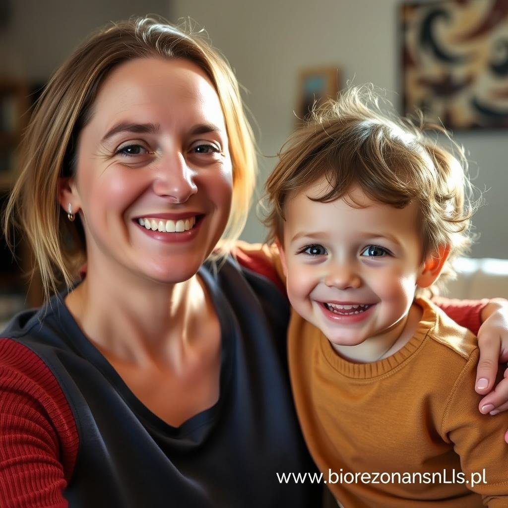 Matka z dzieckiem po terapii Biorezonans NLS Matka z dzieckiem po terapii Biorezonans NLS