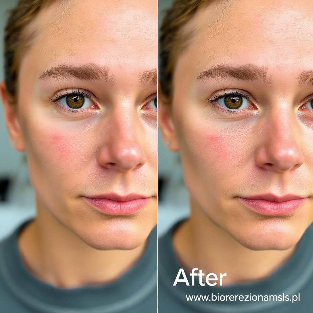 Osoba z alergiami przed i po terapii Biorezonans NLS Osoba z alergiami przed i po terapii Biorezonans NLS