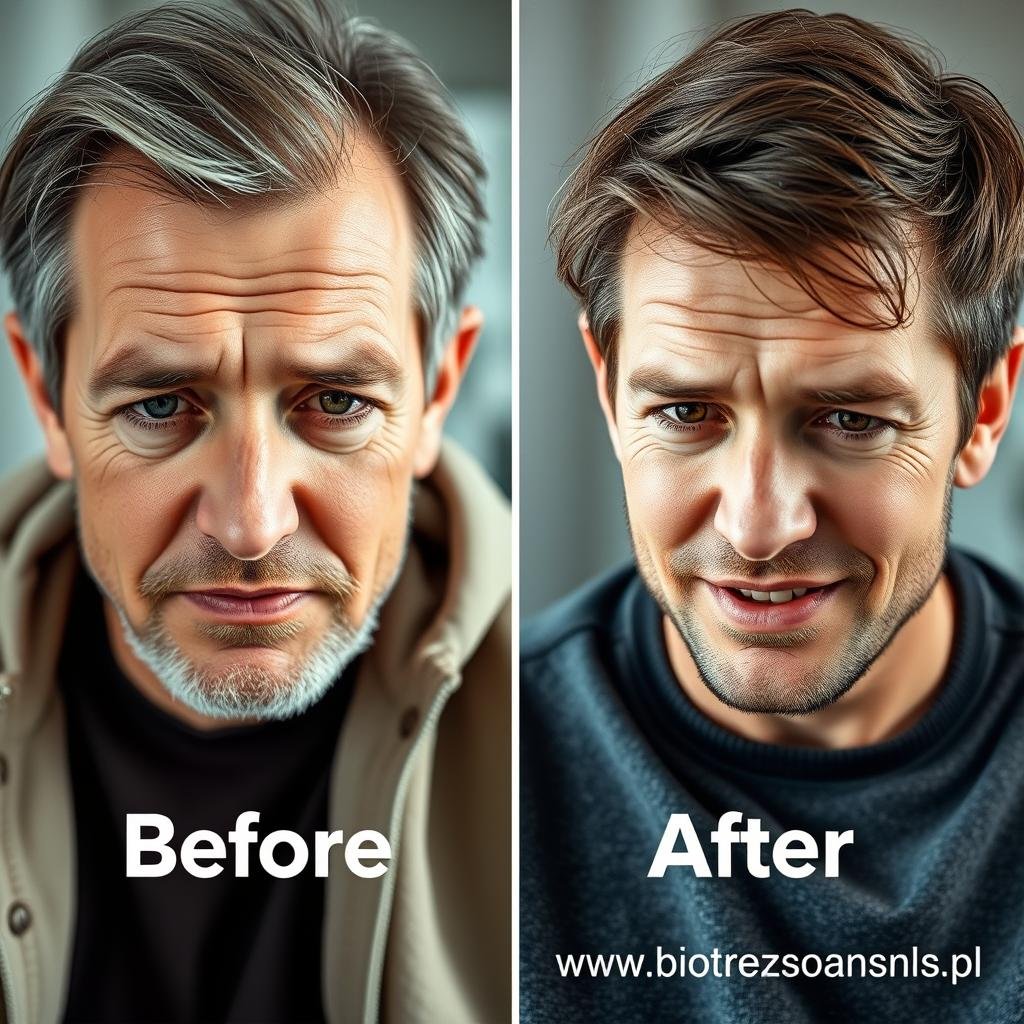 Osoba z chronicznym zmęczeniem przed i po terapii Biorezonans NLS Osoba z chronicznym zmęczeniem przed i po terapii Biorezonans NLS