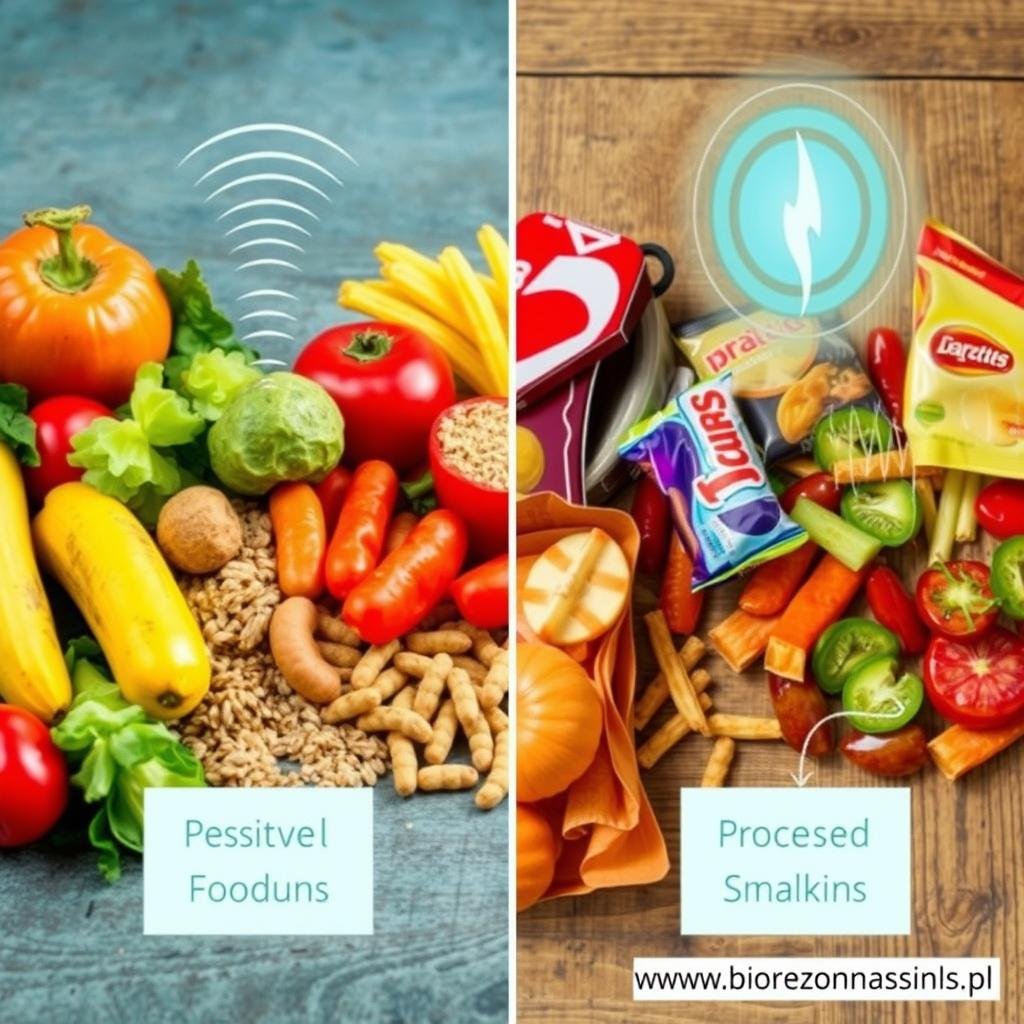Porównanie żywności wspierającej i zakłócającej terapię Biorezonans NLS Porównanie żywności wspierającej i zakłócającej terapię Biorezonans NLS