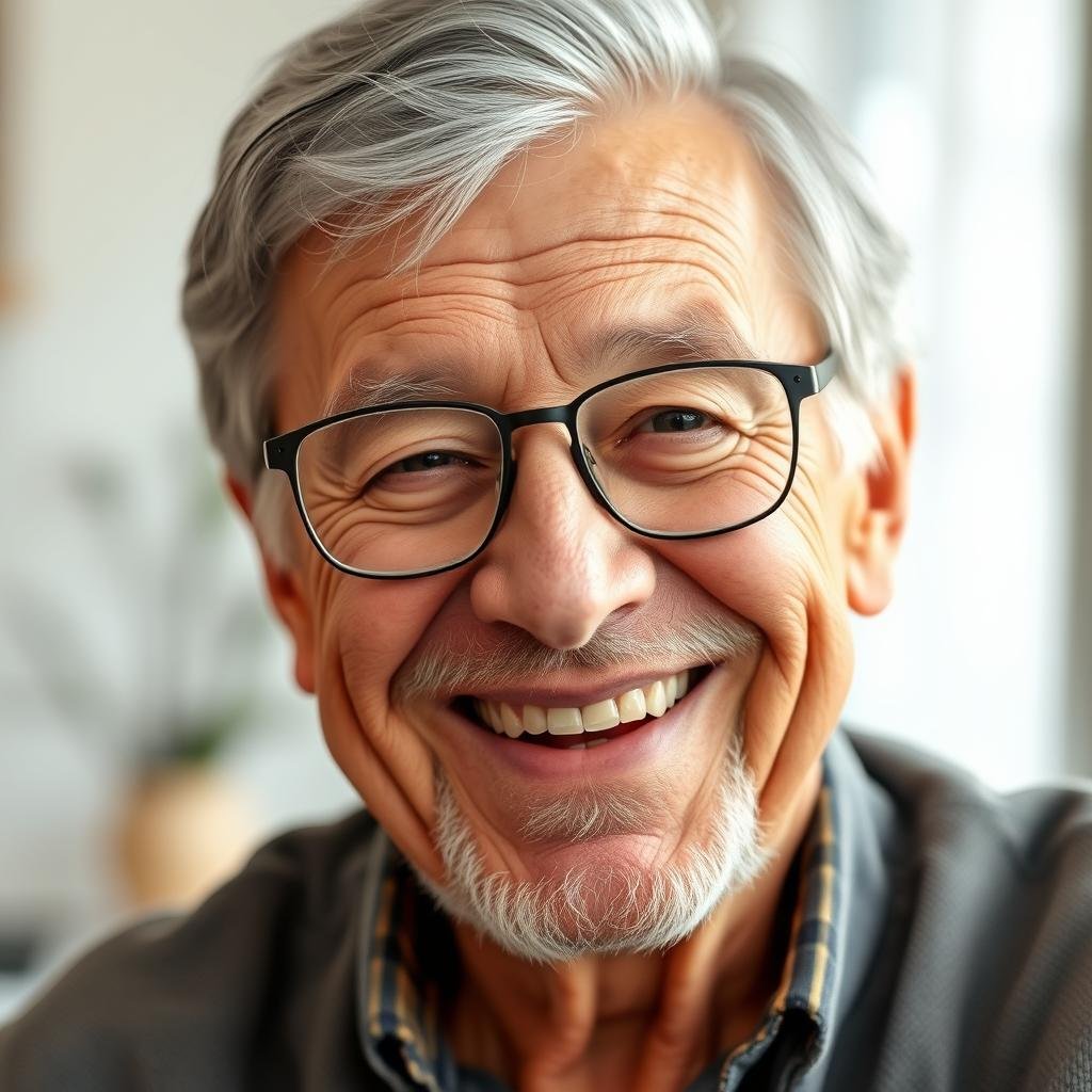 Portret seniora, który skorzystał z technologii Biorezonans NLS Portret seniora, który skorzystał z technologii Biorezonans NLS