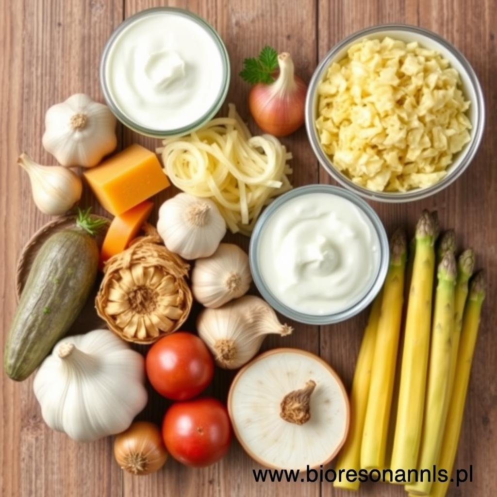 Produkty probiotyczne i prebiotyczne wspierające mikrobiotę jelitową Produkty probiotyczne i prebiotyczne wspierające mikrobiotę jelitową