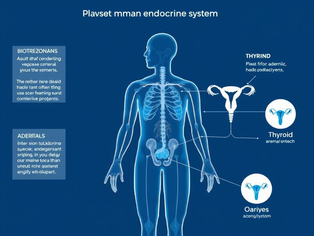 Schemat działania Biorezonans NLS na układ hormonalny Schemat działania Biorezonans NLS na układ hormonalny