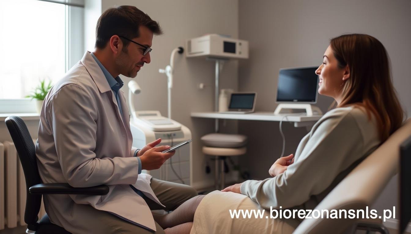 Sesja terapeutyczna z wykorzystaniem Biorezonansu NLS w gabinecie psychiatrycznym Sesja terapeutyczna z wykorzystaniem Biorezonansu NLS w gabinecie psychiatrycznym