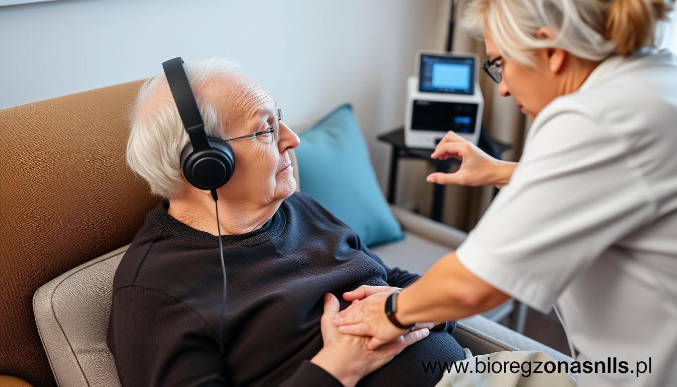 Sesja terapeutyczna z wykorzystaniem technologii Biorezonans NLS u pacjenta geriatrycznego Sesja terapeutyczna z wykorzystaniem technologii Biorezonans NLS u pacjenta geriatrycznego