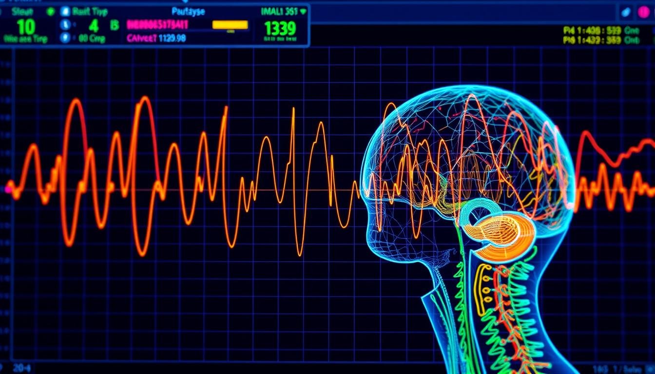 Wizualizacja fal elektromagnetycznych podczas analizy Biorezonans NLS snu pacjenta Wizualizacja fal elektromagnetycznych podczas analizy Biorezonans NLS snu pacjenta