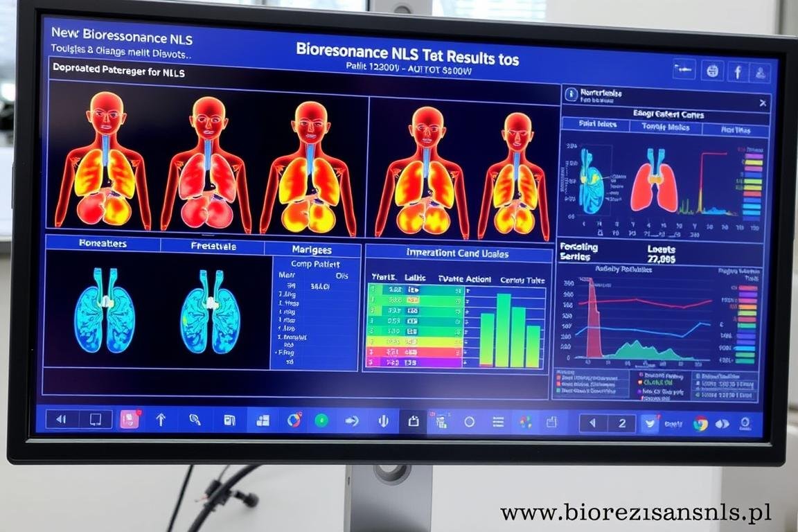 Wizualizacja wyników badania Biorezonansem NLS u dziecka Wizualizacja wyników badania Biorezonansem NLS u dziecka