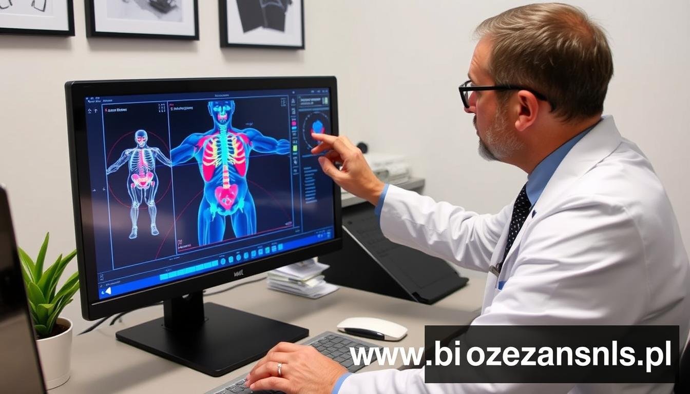 Analiza wyników badania Biorezonans NLS na ekranie komputera Analiza wyników badania Biorezonans NLS na ekranie komputera