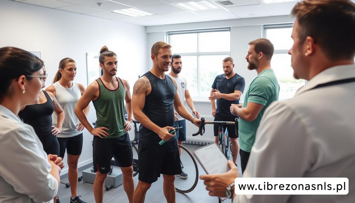 Grupa sportowców korzystających z diagnostyki Biorezonans NLS Grupa sportowców korzystających z diagnostyki Biorezonans NLS