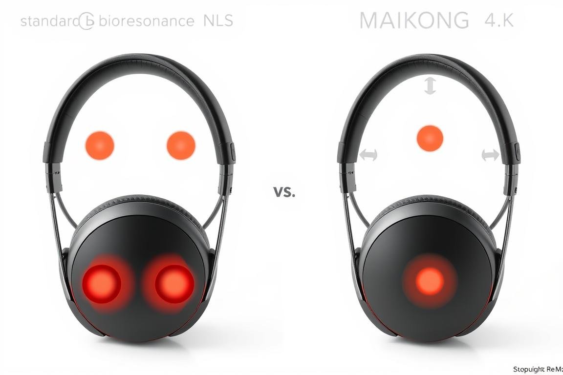 Porównanie standardowych słuchawek do biorezonans NLS (4 czujniki) z zaawansowanym modelem MAIKONG (8 czujników) Porównanie standardowych słuchawek do biorezonans NLS (4 czujniki) z zaawansowanym modelem MAIKONG (8 czujników)