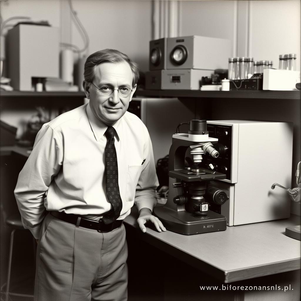 R. Rife podczas badań nad częstotliwościami elektrycznymi R. Rife podczas badań nad częstotliwościami elektrycznymi
