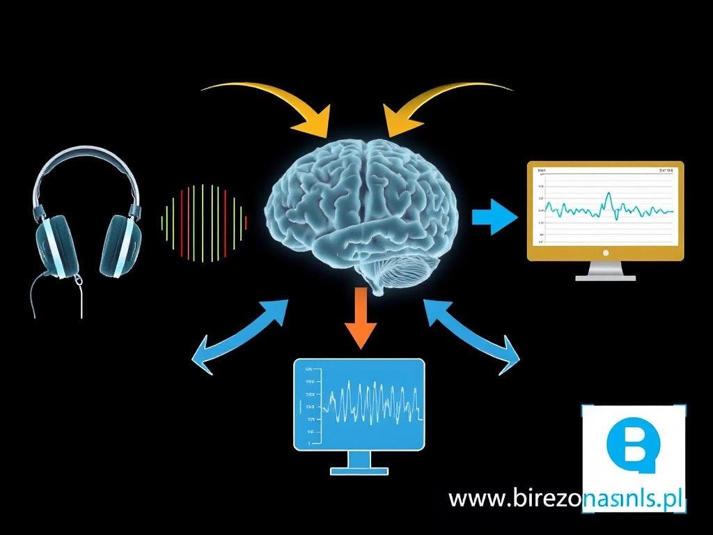 Schemat działania technologii Biorezonans NLS pokazujący przepływ sygnałów Schemat działania technologii Biorezonans NLS pokazujący przepływ sygnałów