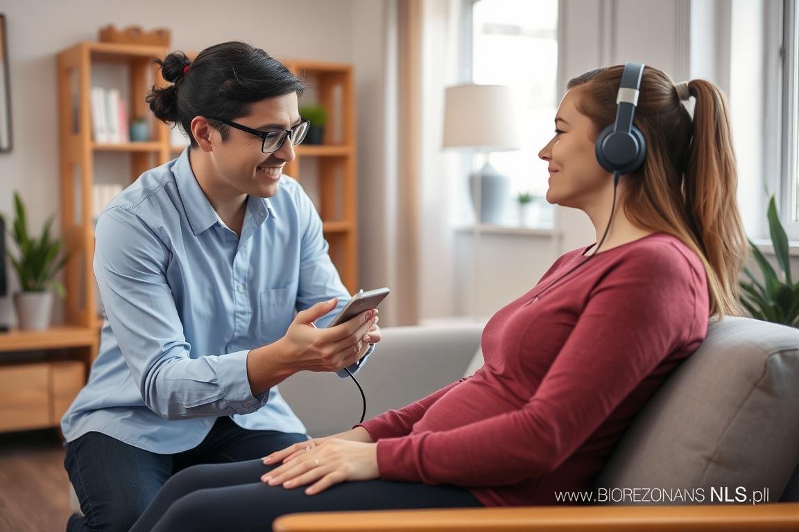 Sesja terapeutyczna z wykorzystaniem Biorezonans NLS w środowisku biurowym Sesja terapeutyczna z wykorzystaniem Biorezonans NLS w środowisku biurowym