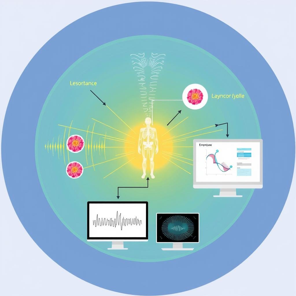 Schemat działania technologii biorezonans NLS stosowanej w Bydgoszczy