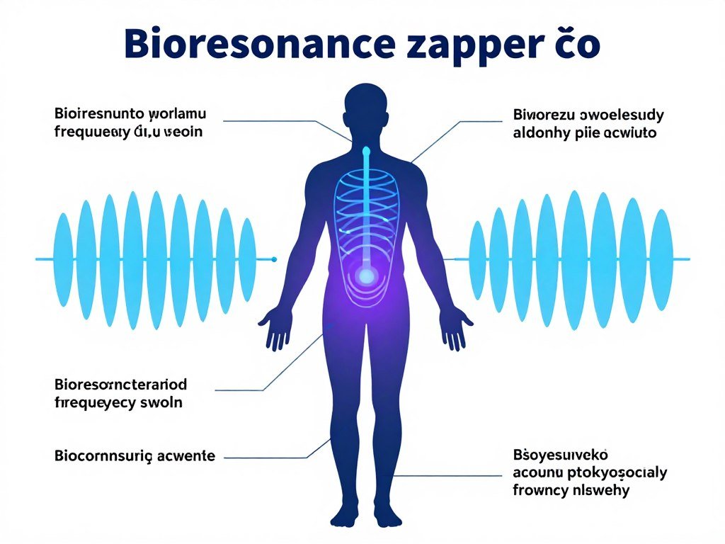 Schemat działania biorezonans zapper z impulsami elektrycznymi
