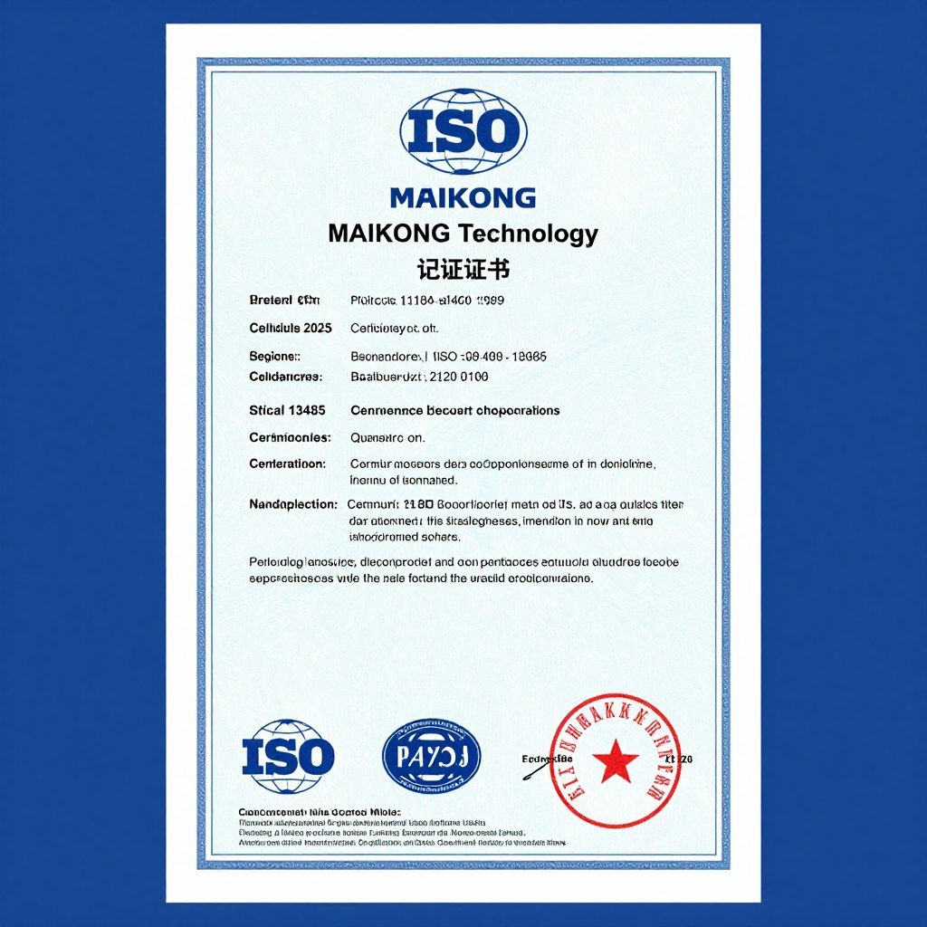 Certyfikat ISO 13485 MAIKONG